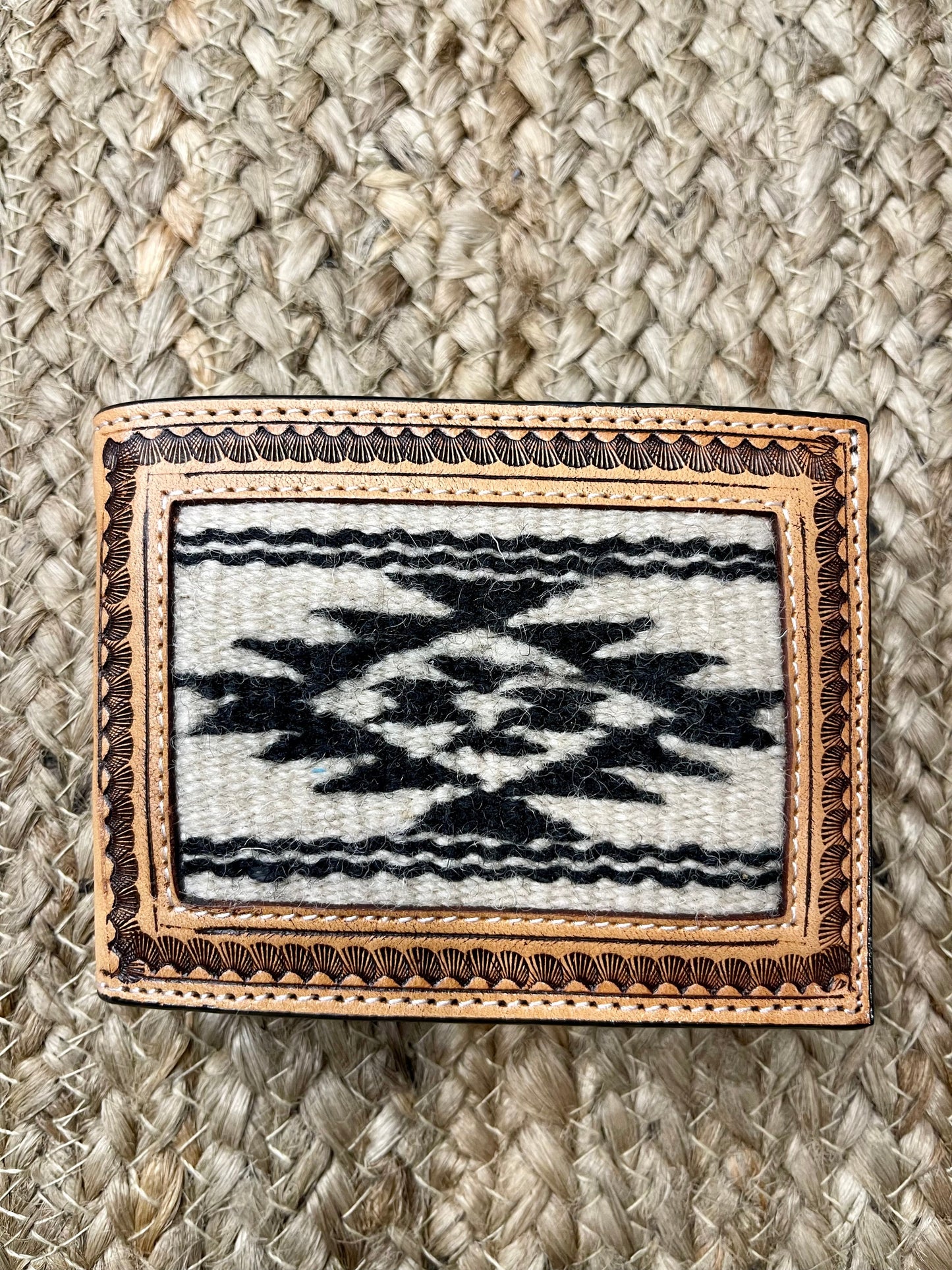 Tan Aztec Bi-Fold Wallet