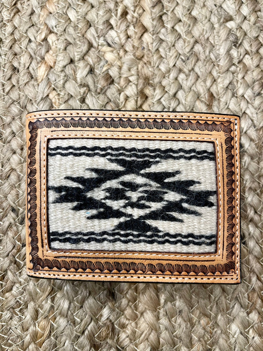 Tan Aztec Bi-Fold Wallet