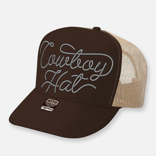 COWBOY CURVED BILL HAT