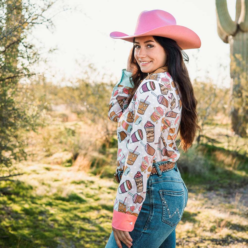 Coffee Addict Button Down