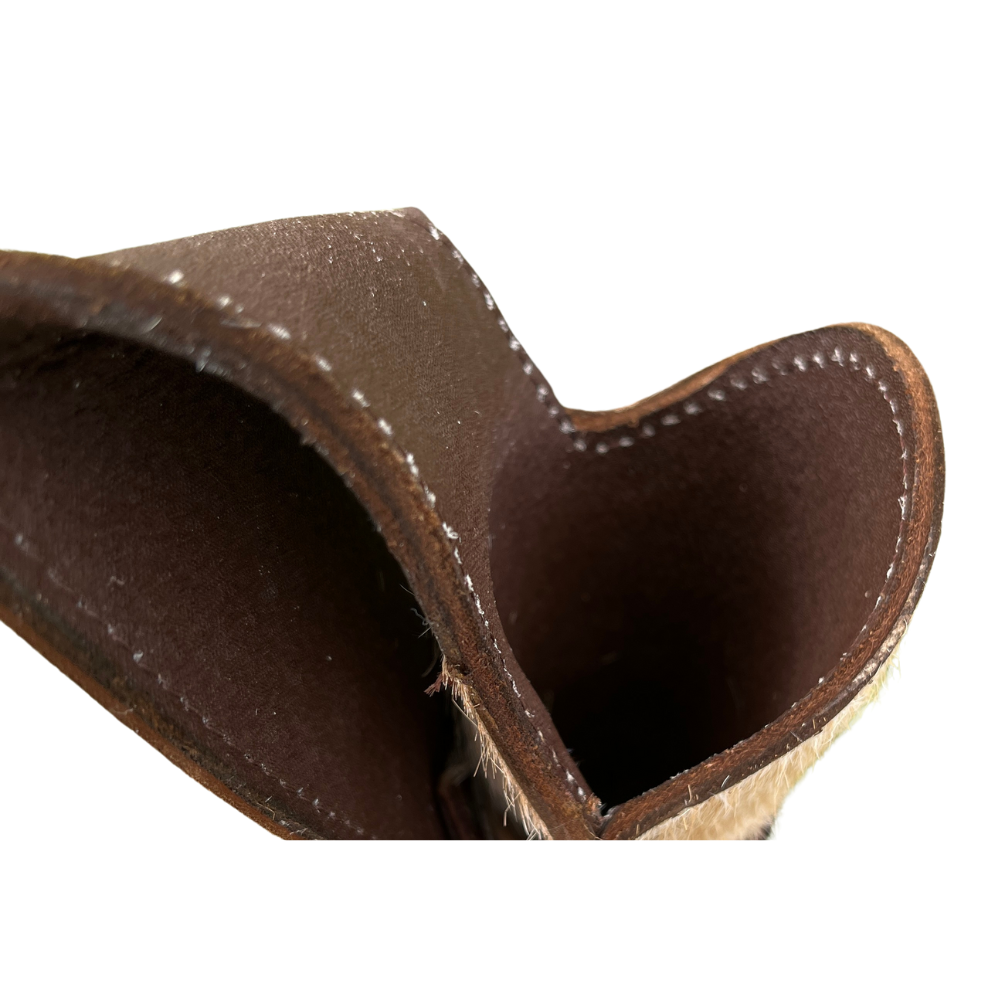 Cross Draw Western Holster | Real Cowhide - Solid