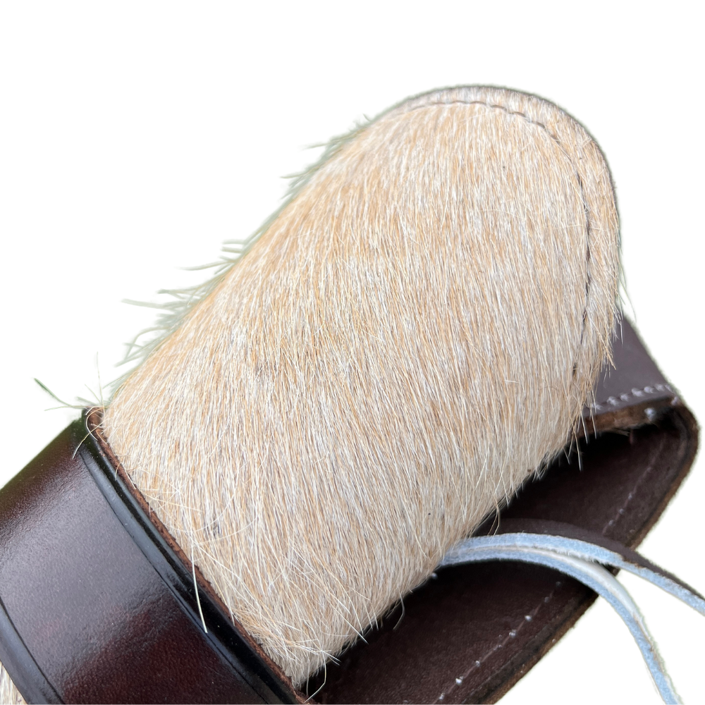 Cross Draw Western Holster | Real Cowhide - Solid