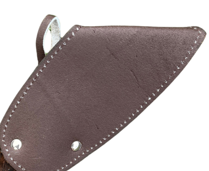 Cross Draw Western Holster | Real Cowhide - Brindle
