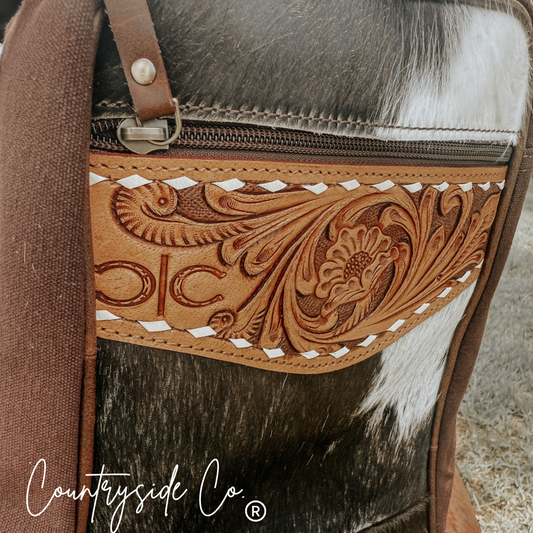 Cowhide Boot Bag