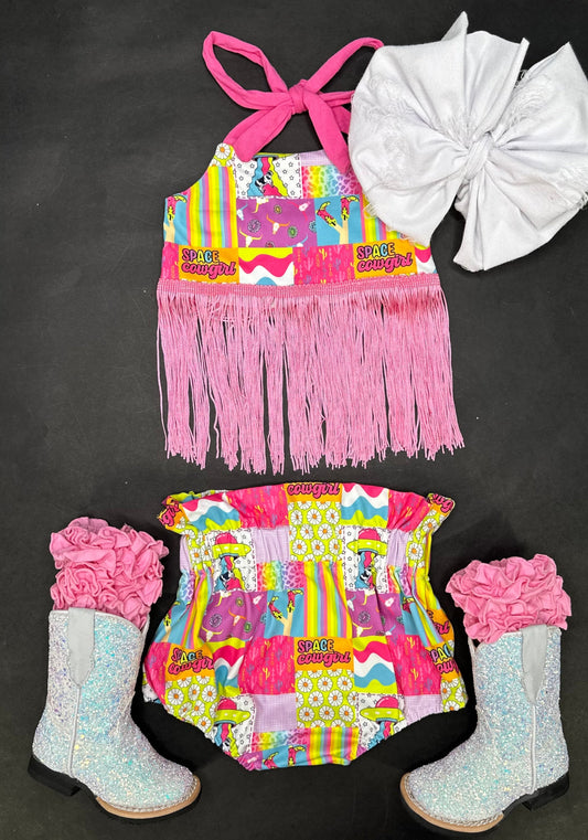 Neon Cowgirl Fringe Set (FINAL SALE)