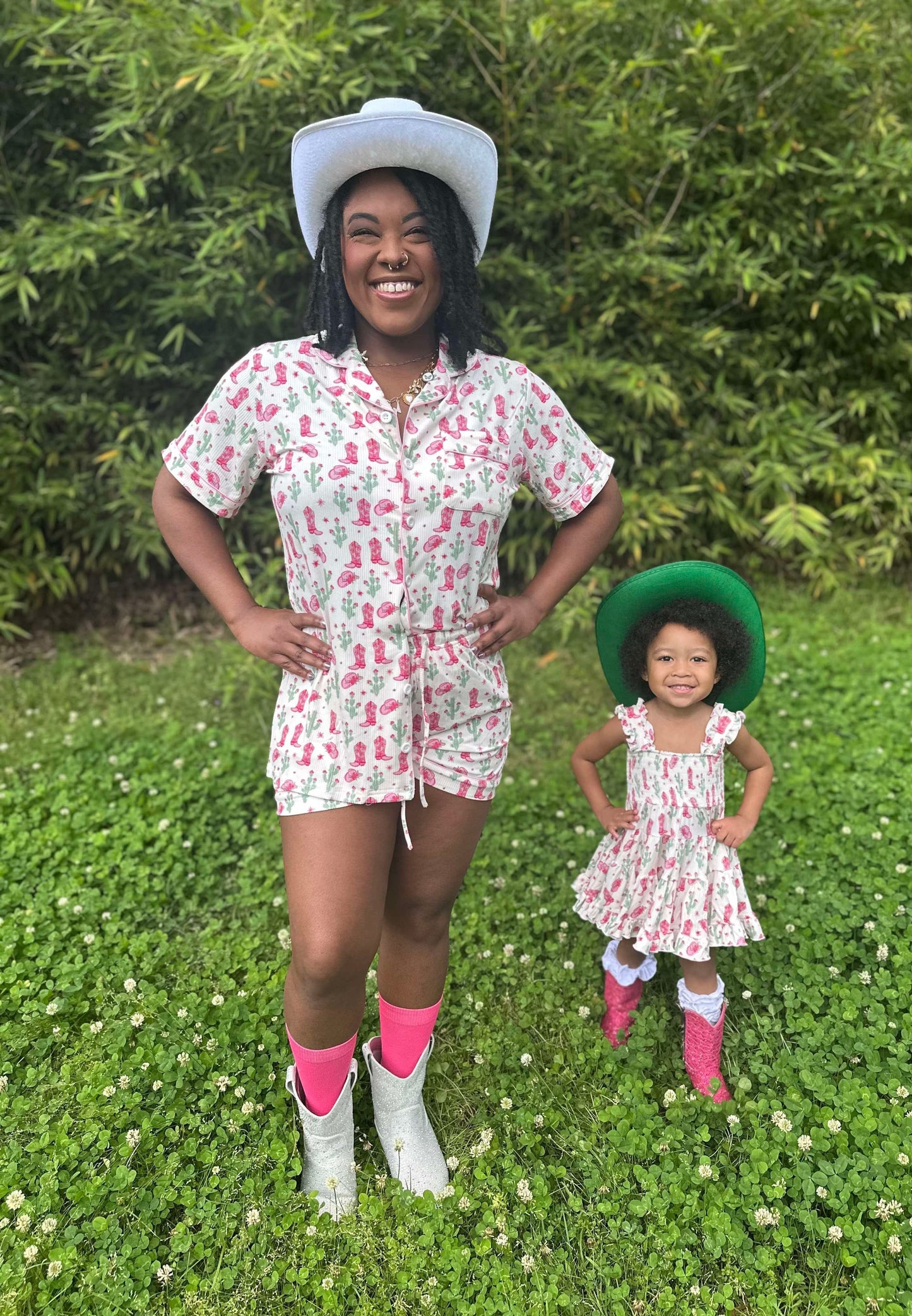 Coastal Cowgirl Women's Bamboo Button Up PJ Set