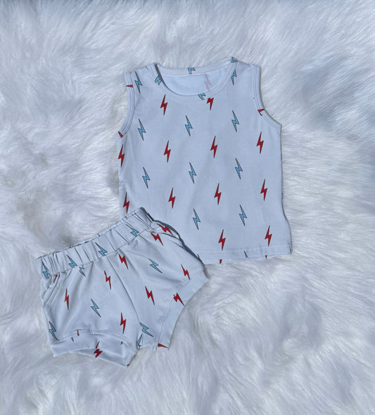 Stars & Strikes Short Set (FINAL SALE)