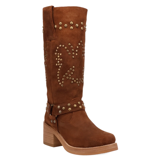 Dingo Troubadour - Women's Suede Leather Cowgirl Boots