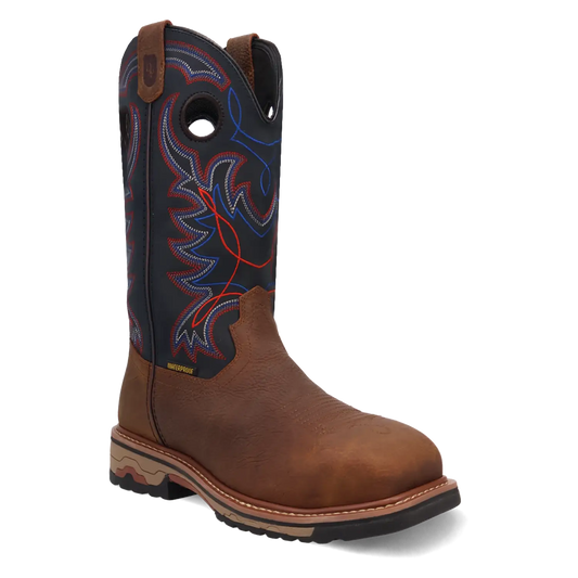 Dan Post Saddlebred - Men's Waterproof Leather Work Cowboy Boots (Closeout)