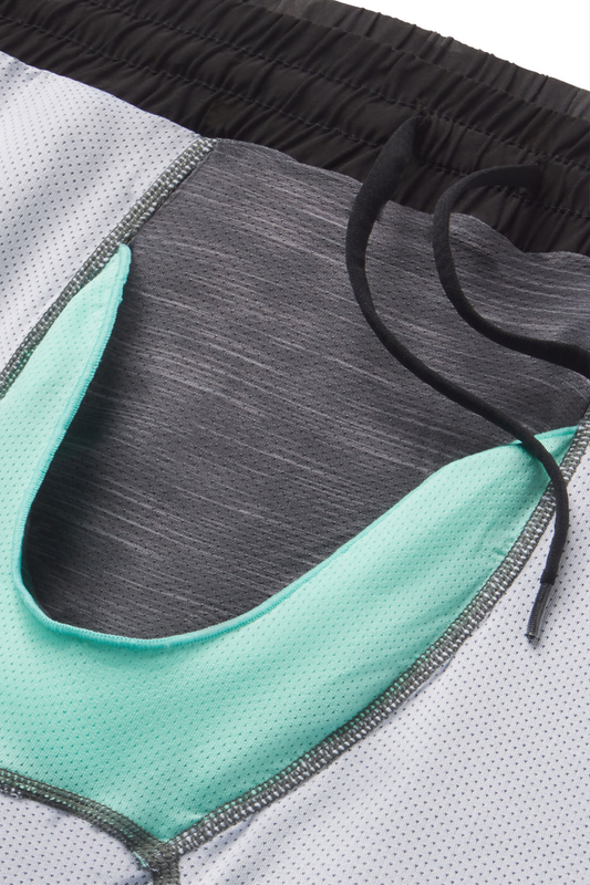 The Darkside | Black and Grey Camo Ball Hammock® 5 Inch Athletic Shorts