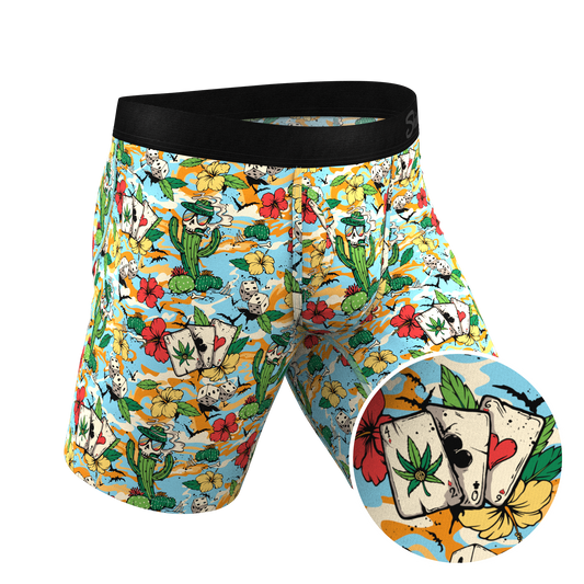 The Desert Oasis | Vegas Long Leg Ball Hammock® Pouch Underwear With Fly