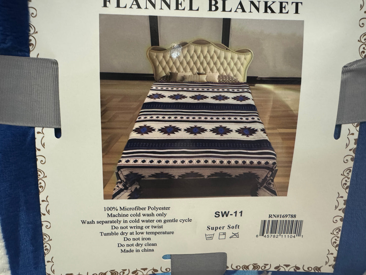 Twin Super Plush Aztec Blankets 80X60