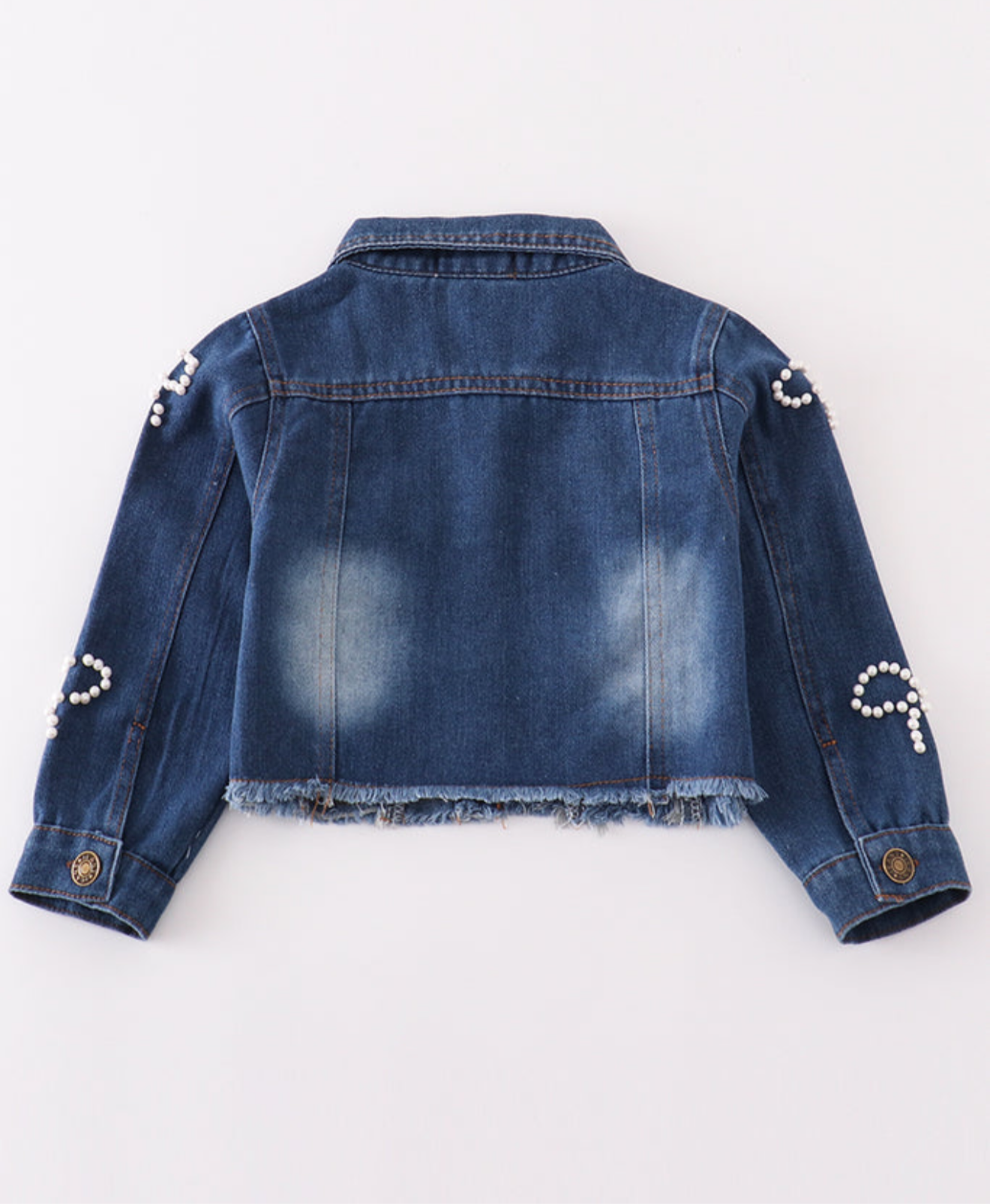 Blue Pearl Coquette Denim Jacket