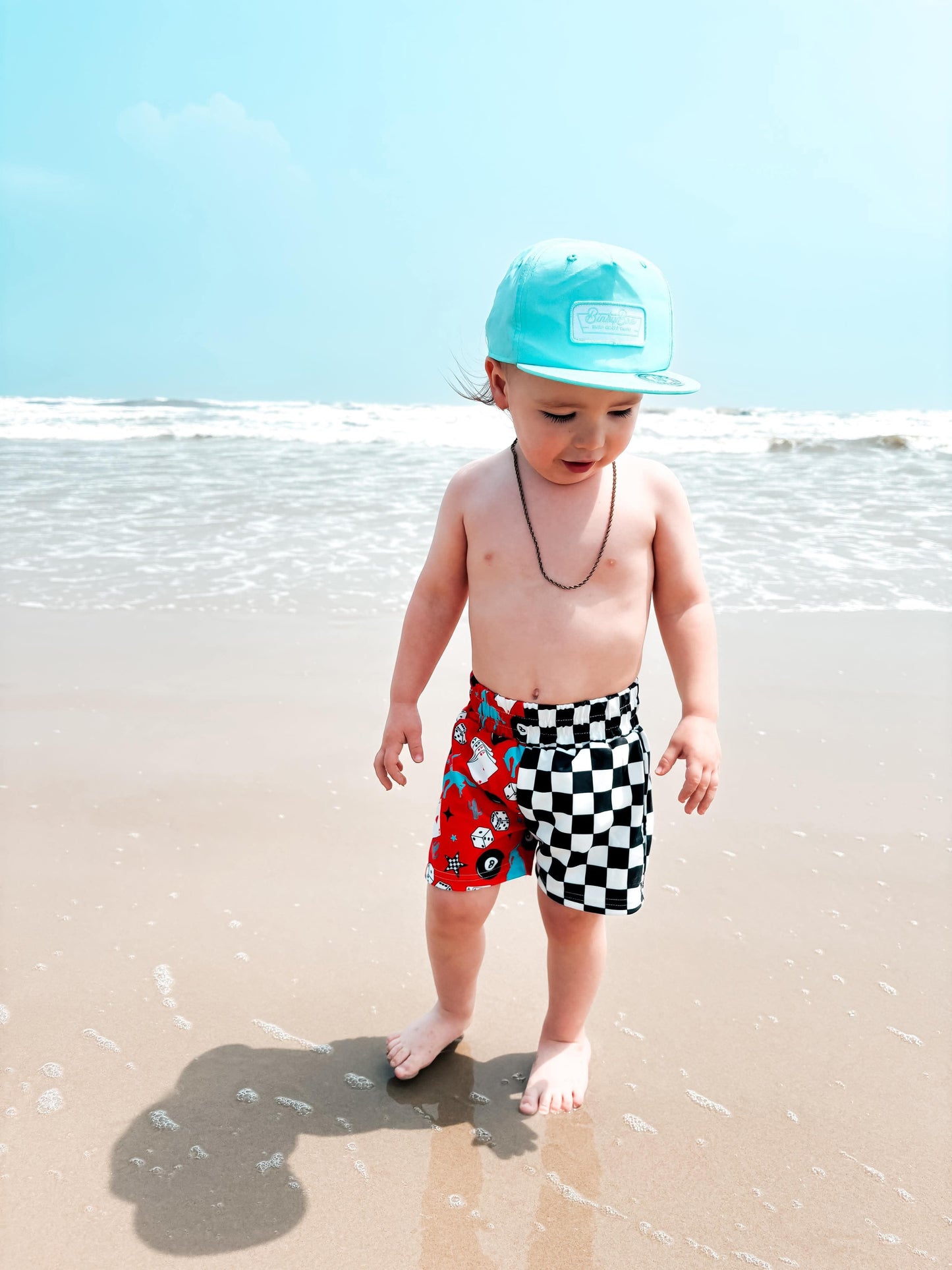 Luck Of The Draw Swim Trunks (FINAL SALE)