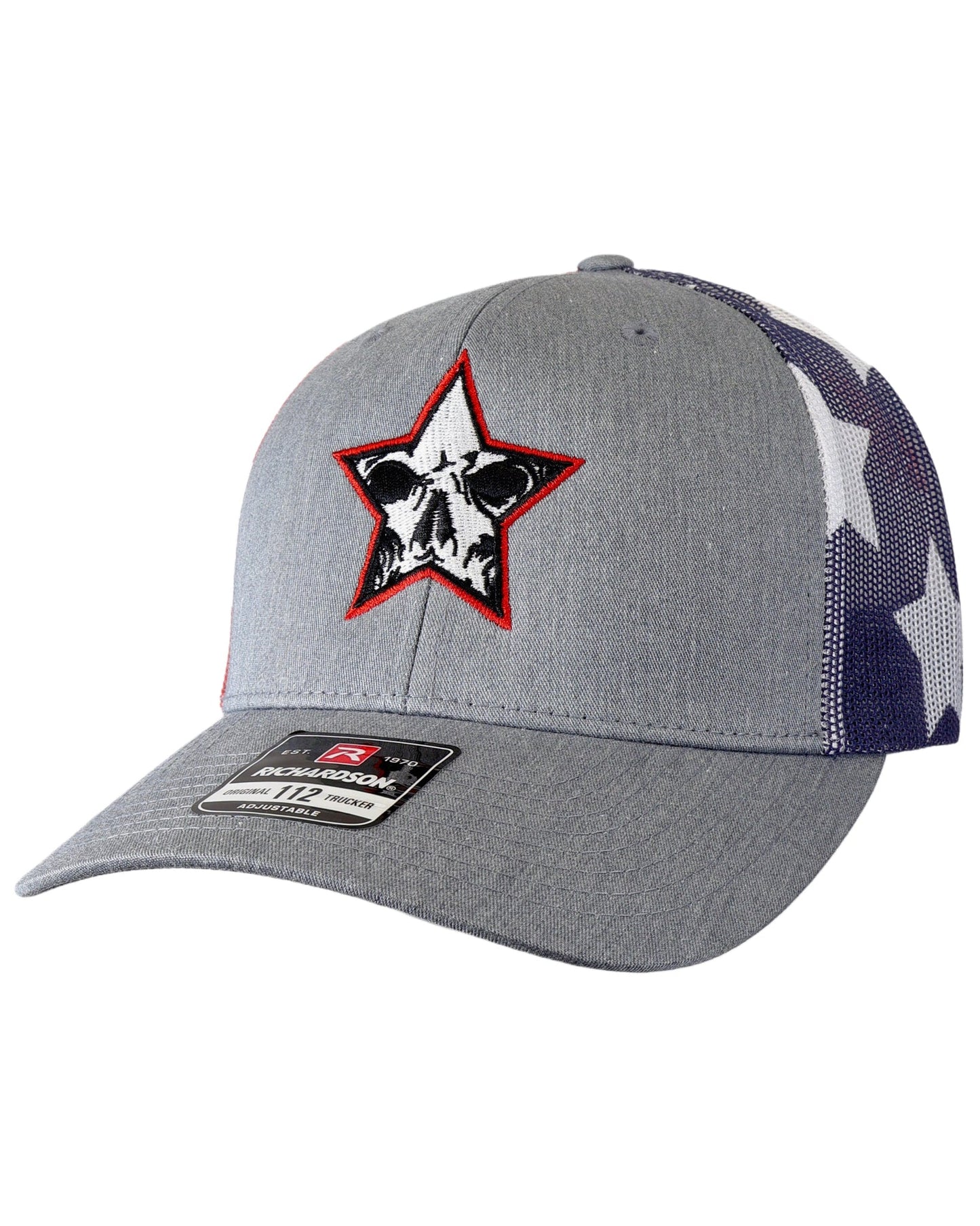 Richardson Embroidered Patriotic Mesh Trucker