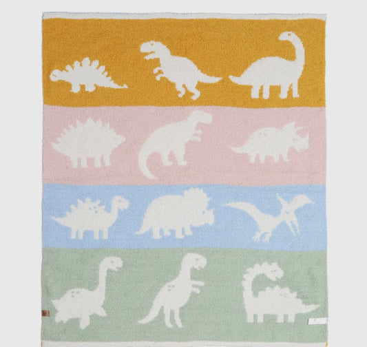 Luxury soft Dino blanket