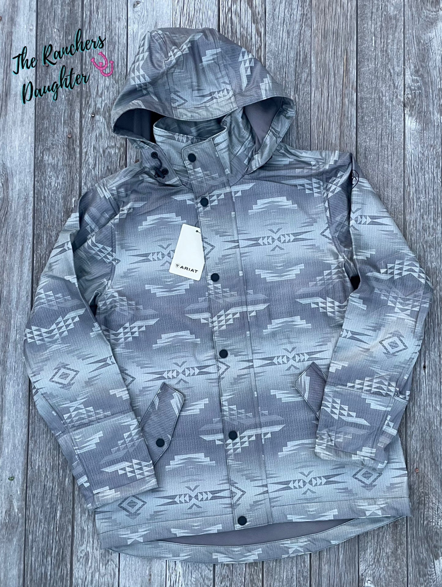 Ariat Women's Grey Dune Drizzle Rain Slicker