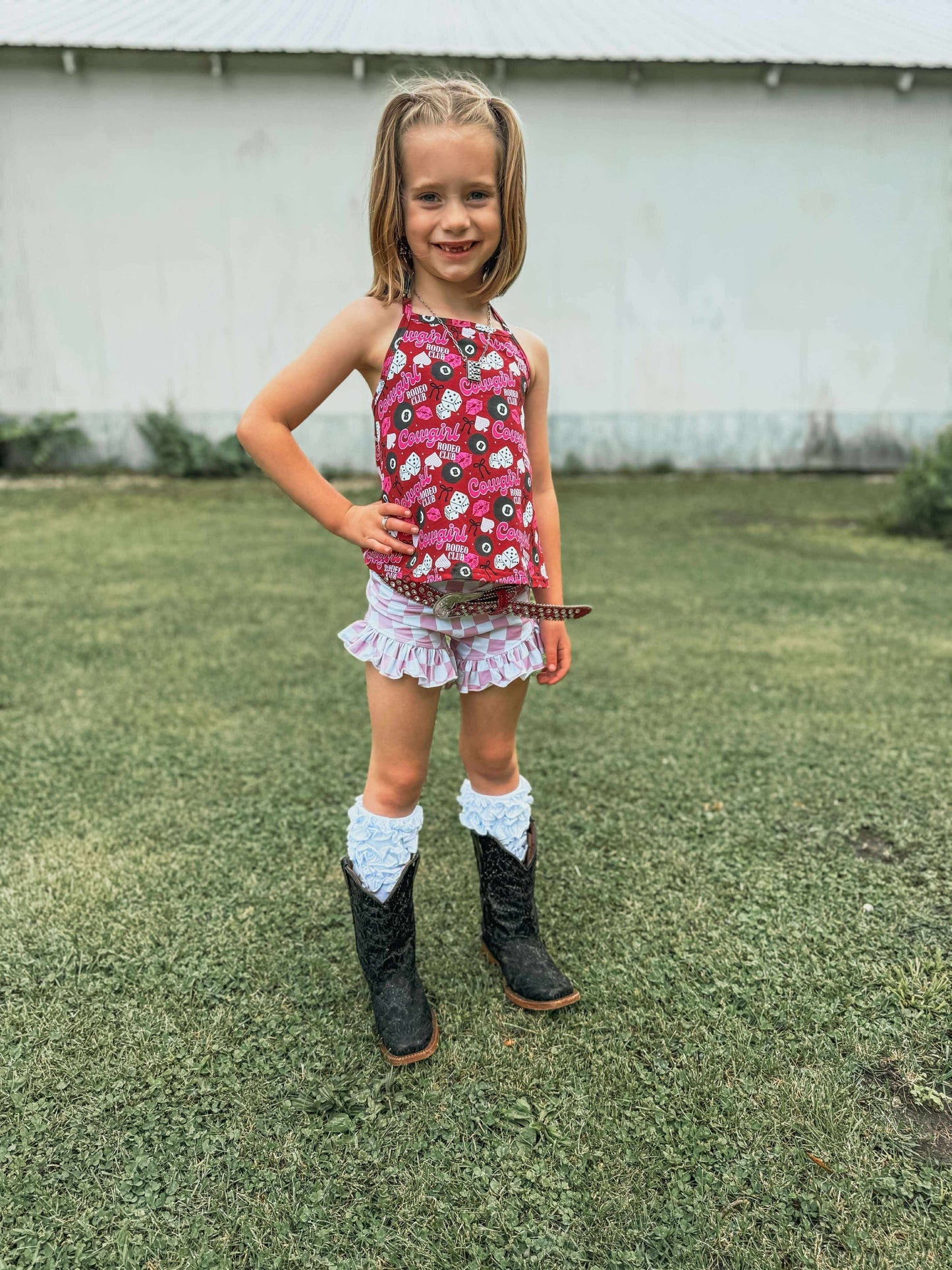 Cowgirl Rodeo Club Swing Top (FINAL SALE)