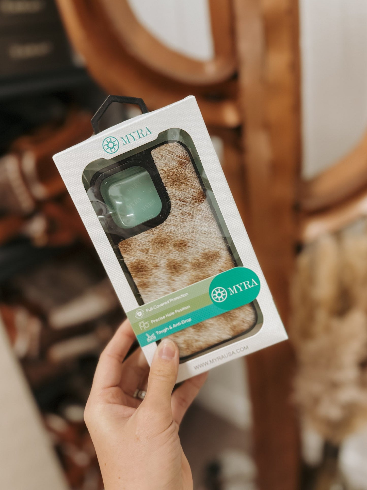 Cowhide iPhone Case