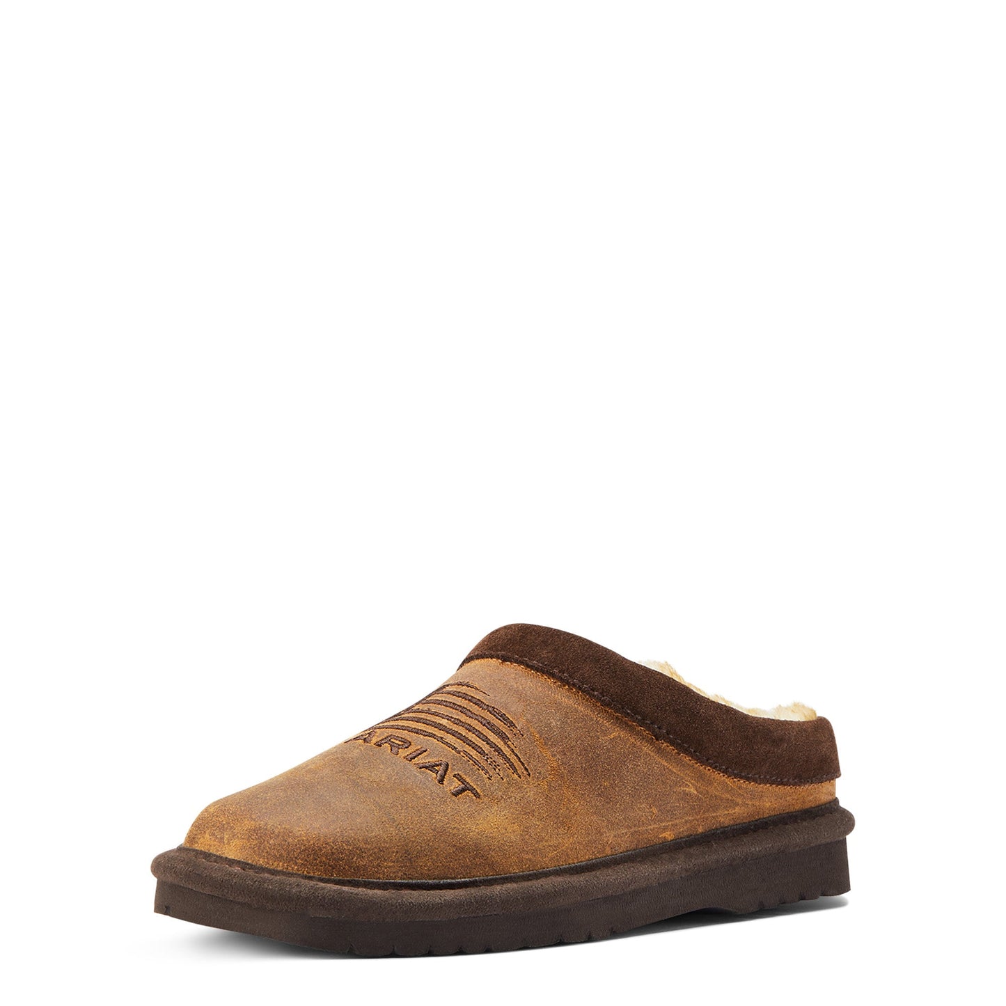 Boys Patriot Slipper- Dusty Brown