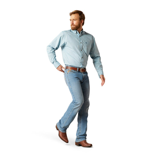 Ariat Gio Fitted LS- Sky Blue