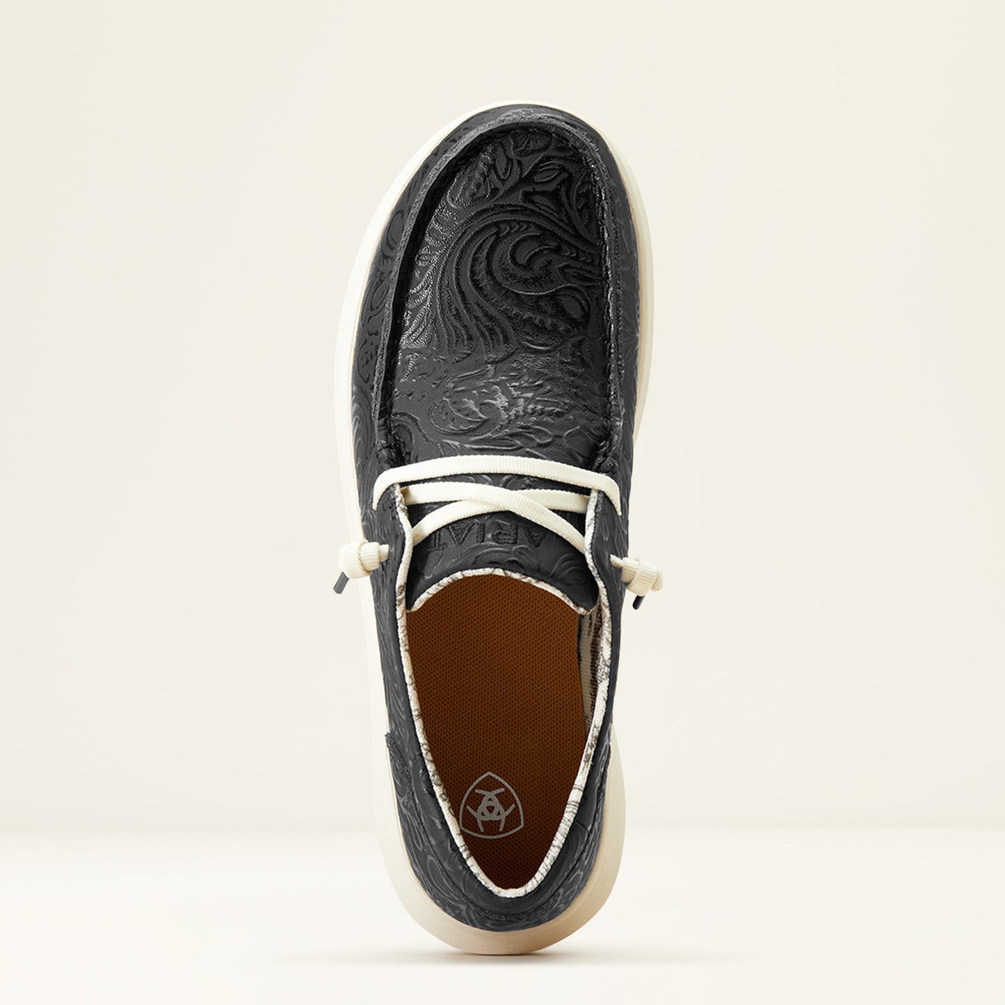 Womens Ariat Hilo- Black floral Emboss