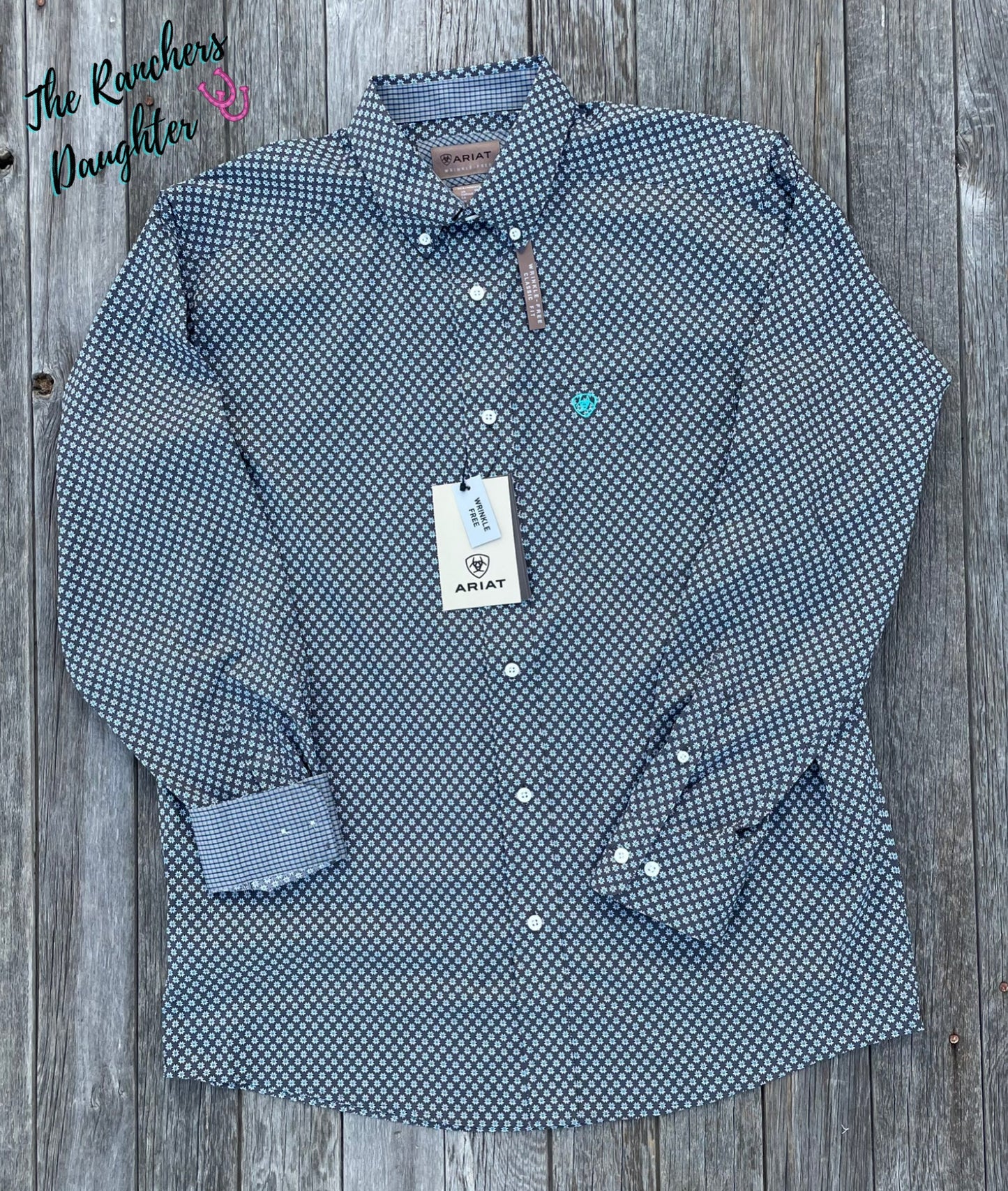 Ariat Men's Wrinkle Free Caleb Classic Fit Shirt