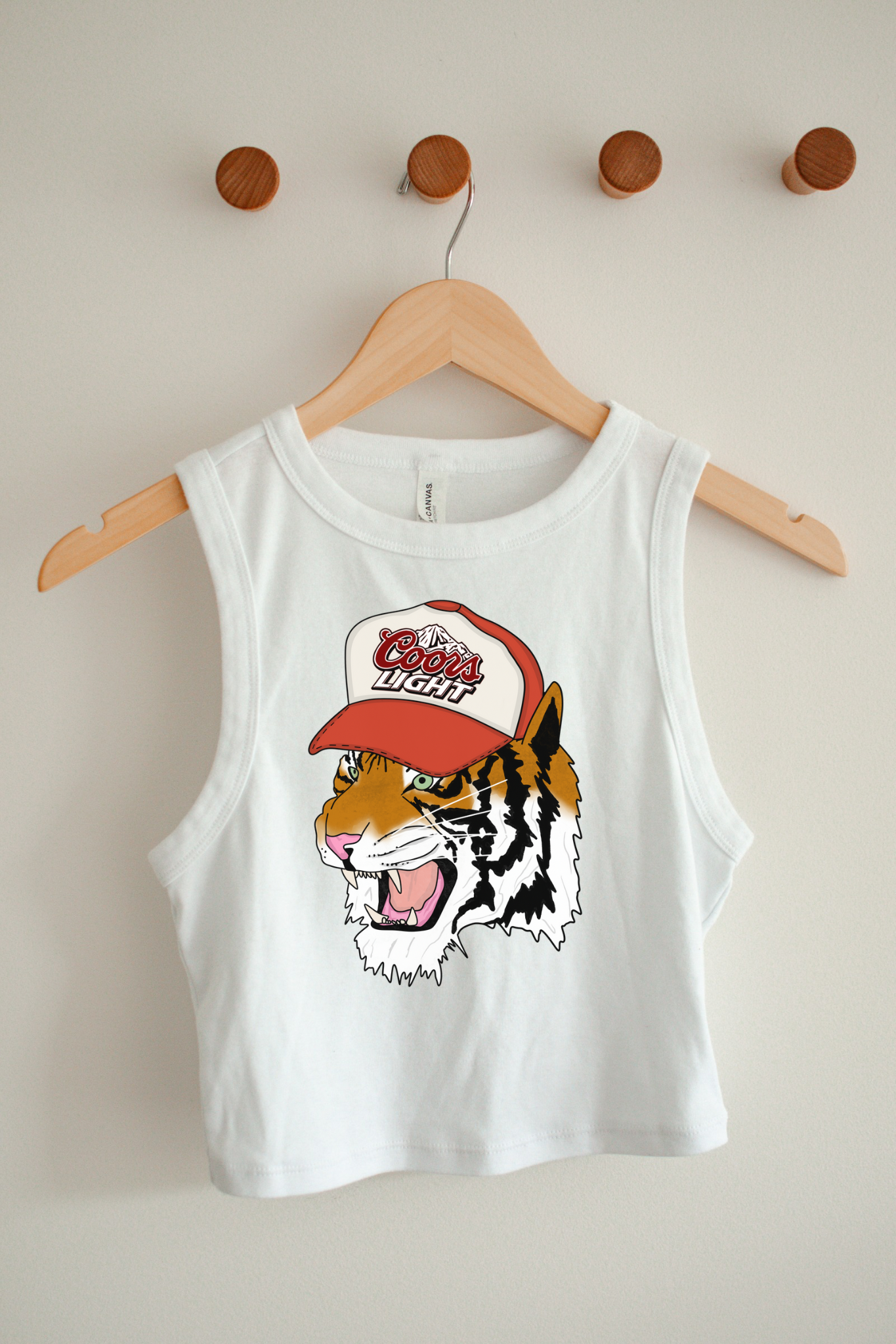 Punchy Tiger Cropped Tank
