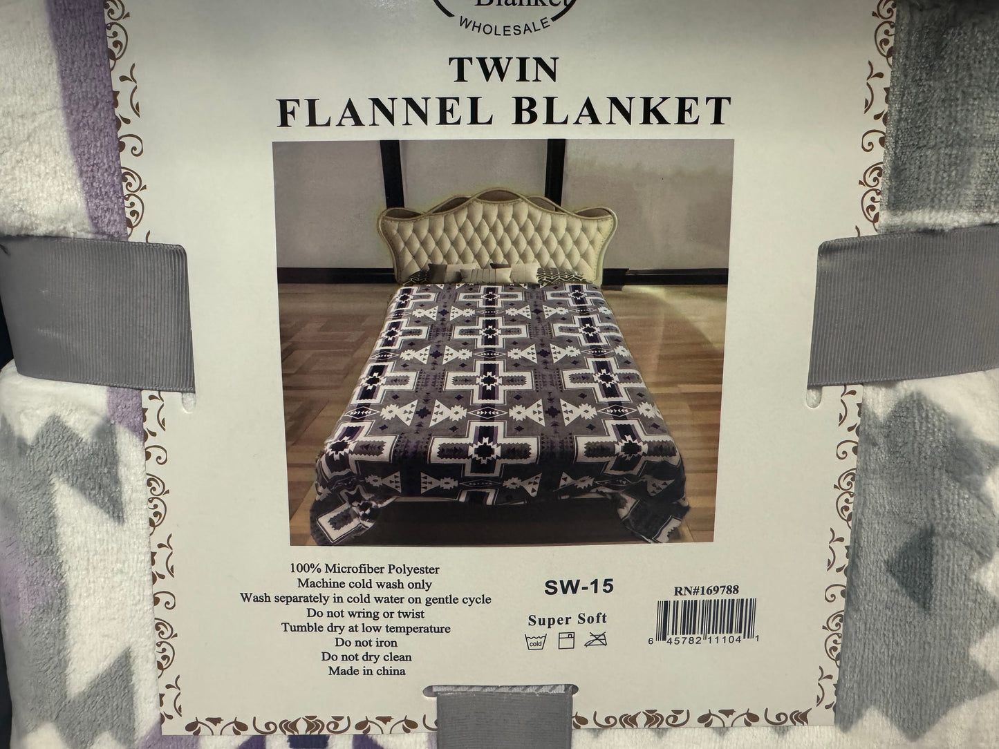 Twin Super Plush Aztec Blankets 80X60