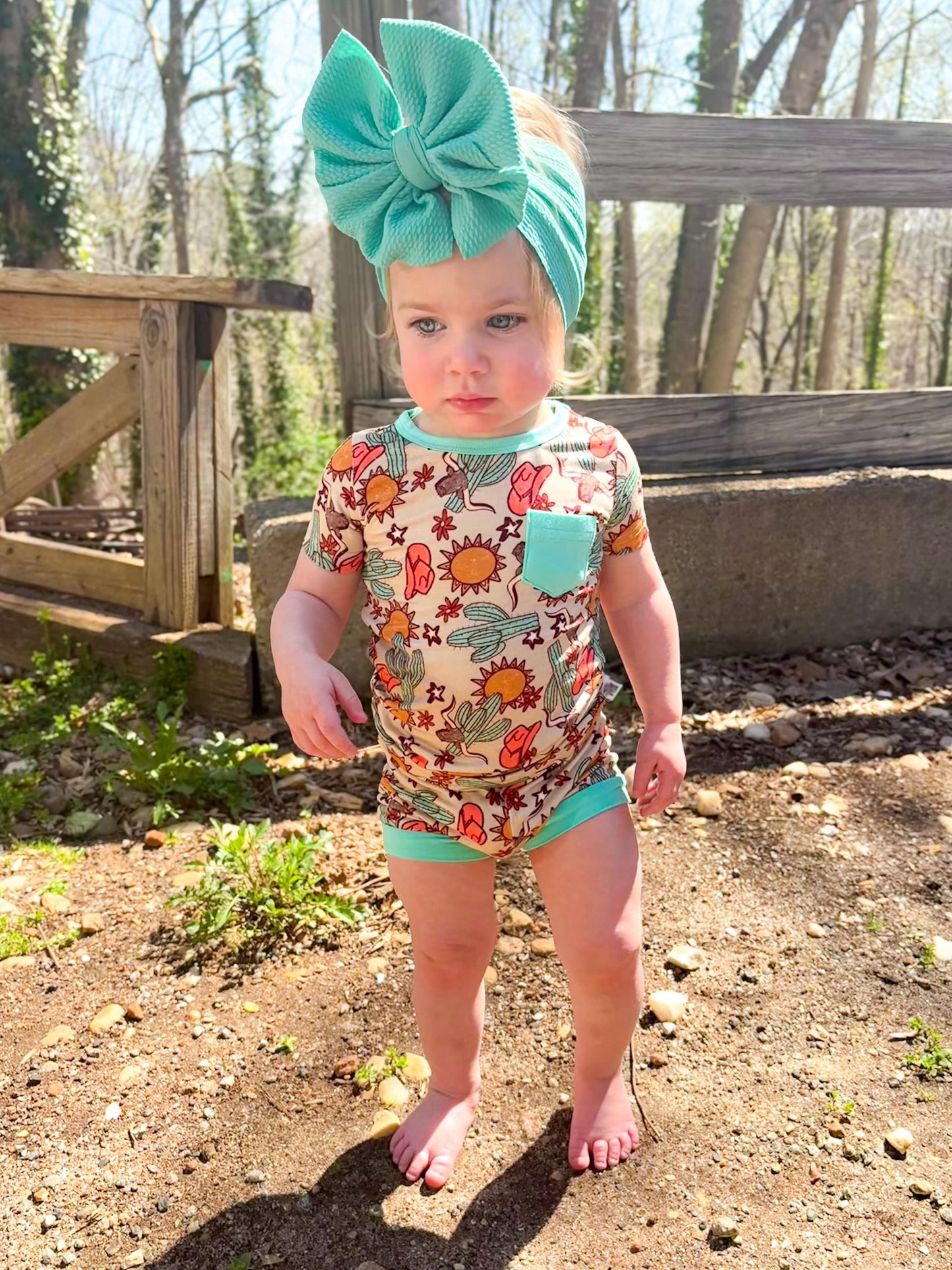 Wild West Bamboo Short Set (FINAL SALE)