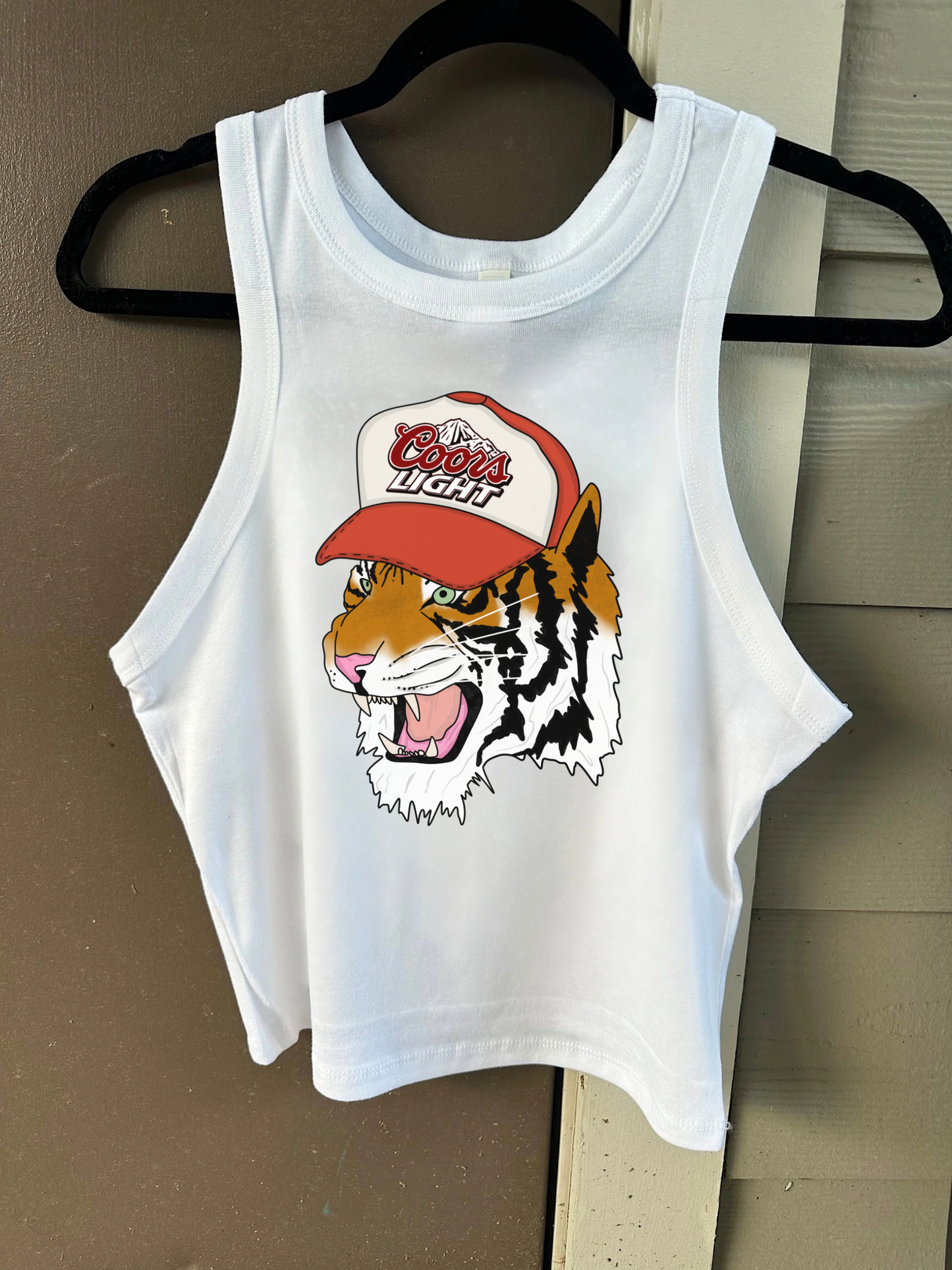 Punchy Tiger Cropped Tank