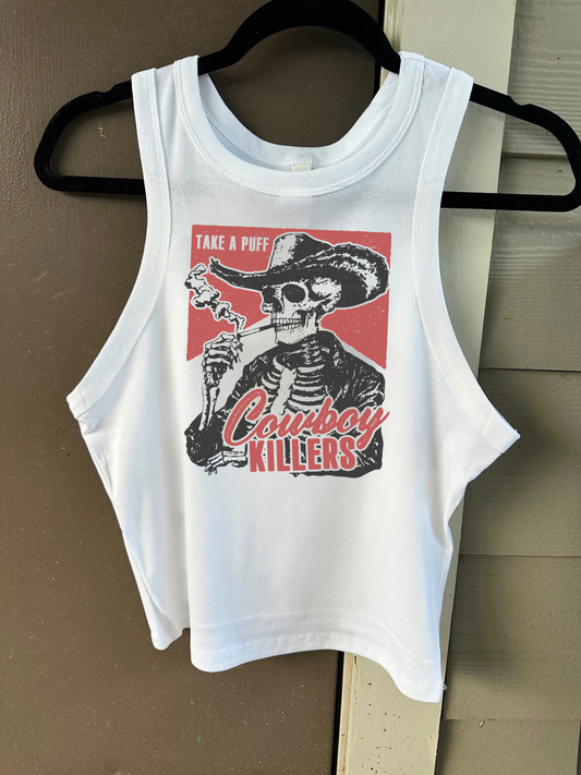Cowboy Killers Cropped Tank