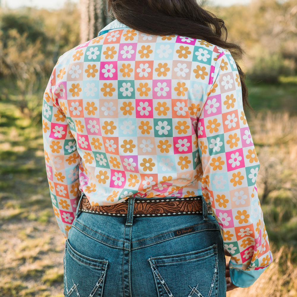 *LAST CHANCE* Flower Power Button Down