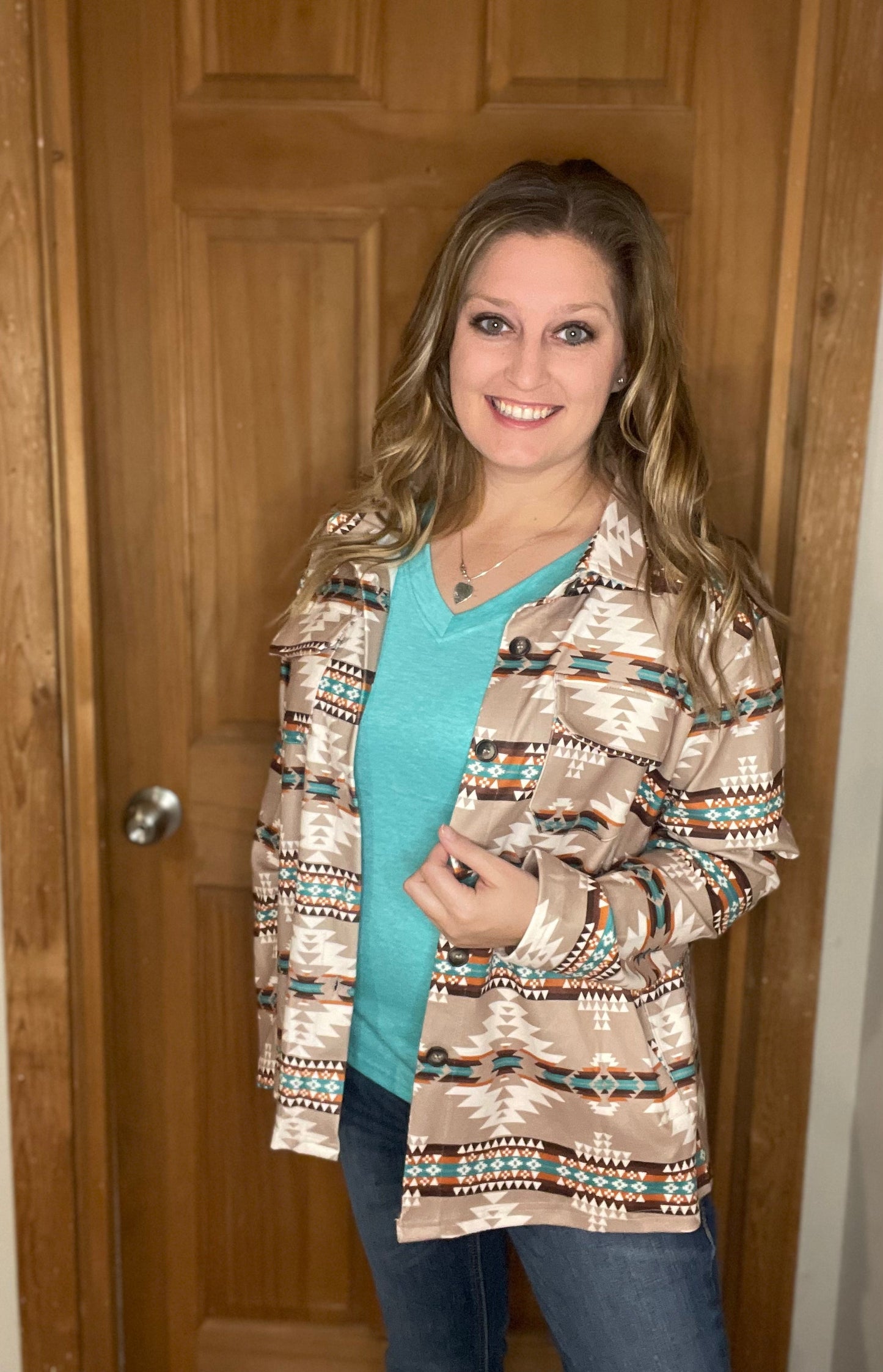 ARIZONA SKIES AZTEC SHACKET- SALE