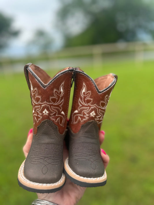 Chocolate w/Cognac Top Tanner Mark Boots