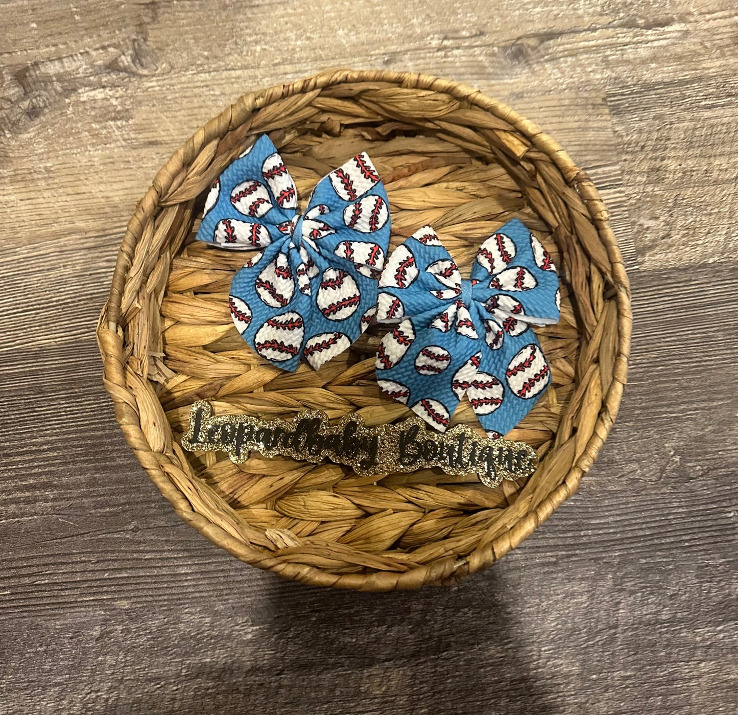 Blue baseball sailor piggies