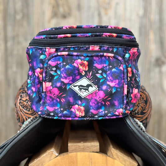 Midnight Bloom Pommel Pack