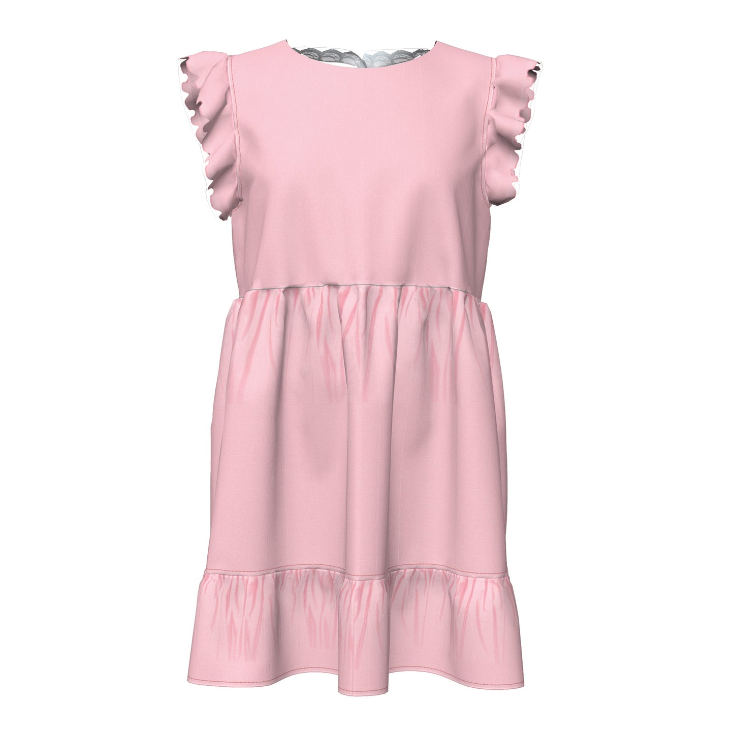 Girls Wrangler Lace Dress