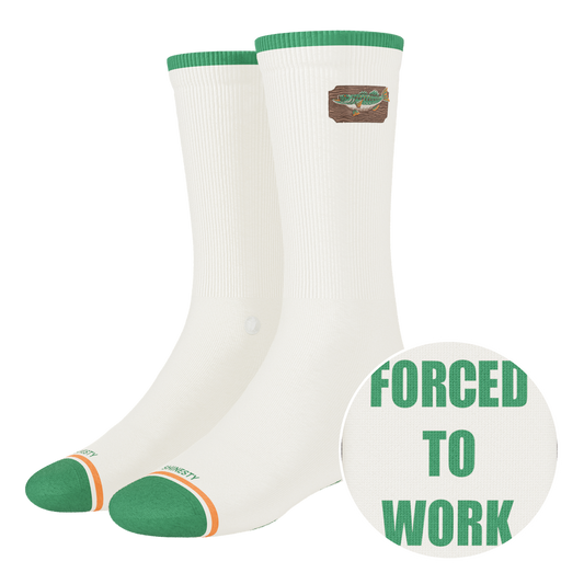 The Gone Fishing | Fishing Heel Hammock™ Crew Socks