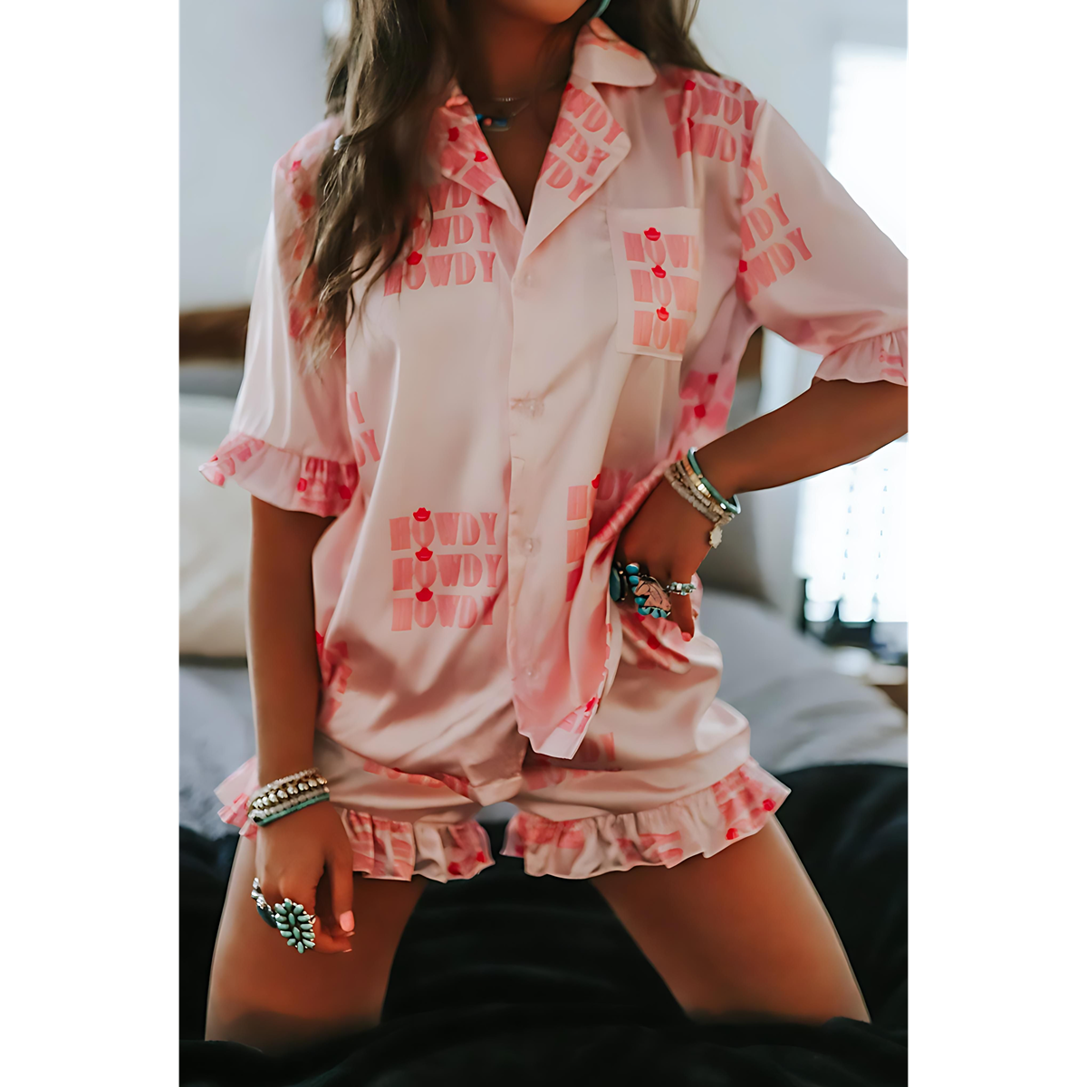 Howdy Pajama Shorts Set