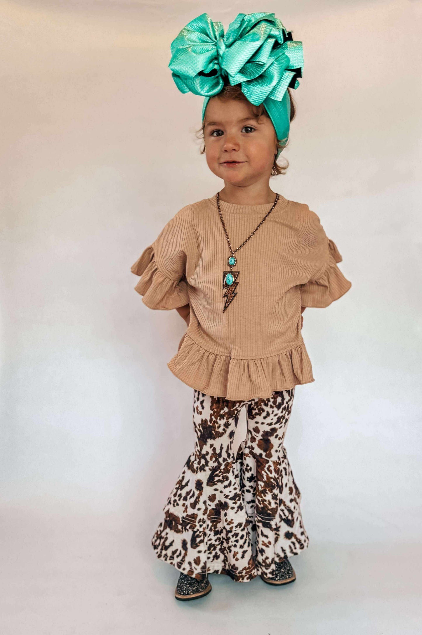 Desert Bloom ruffle top