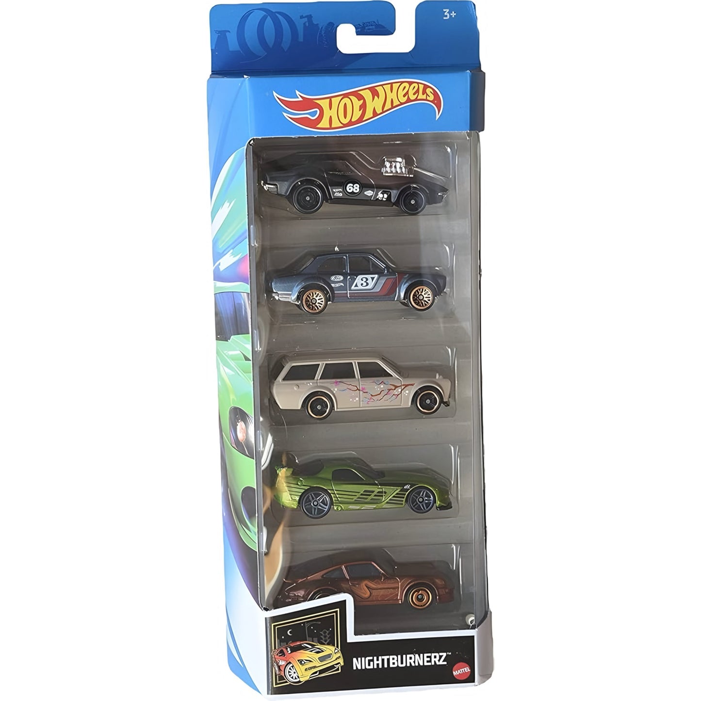 Hot Wheels / matchbox 5-cars Pack Assorted (Nissan, F1, Fast & Furious, Nightburnerz, Motor Show, & More)