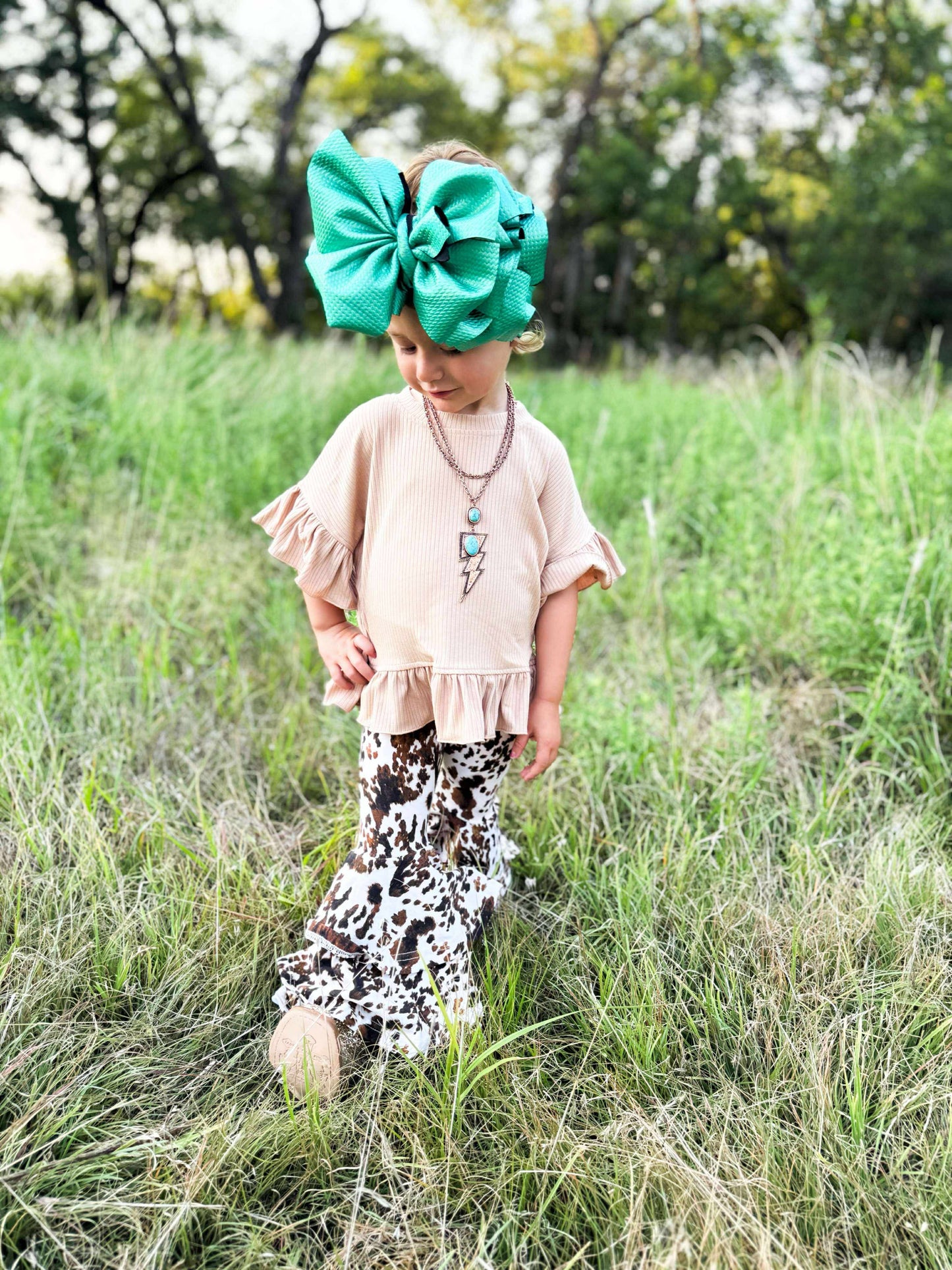 Desert Bloom ruffle top