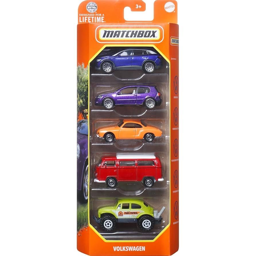 Hot Wheels / matchbox 5-cars Pack Assorted (Nissan, F1, Fast & Furious, Nightburnerz, Motor Show, & More)