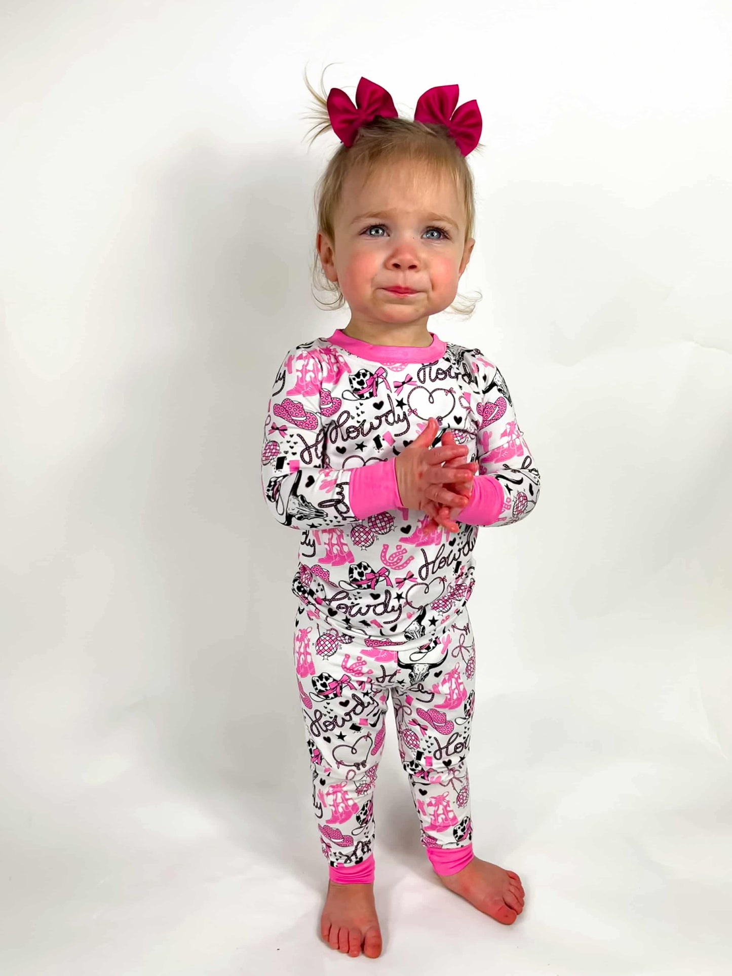 Pink Howdy Bamboo Set (FINAL SALE)