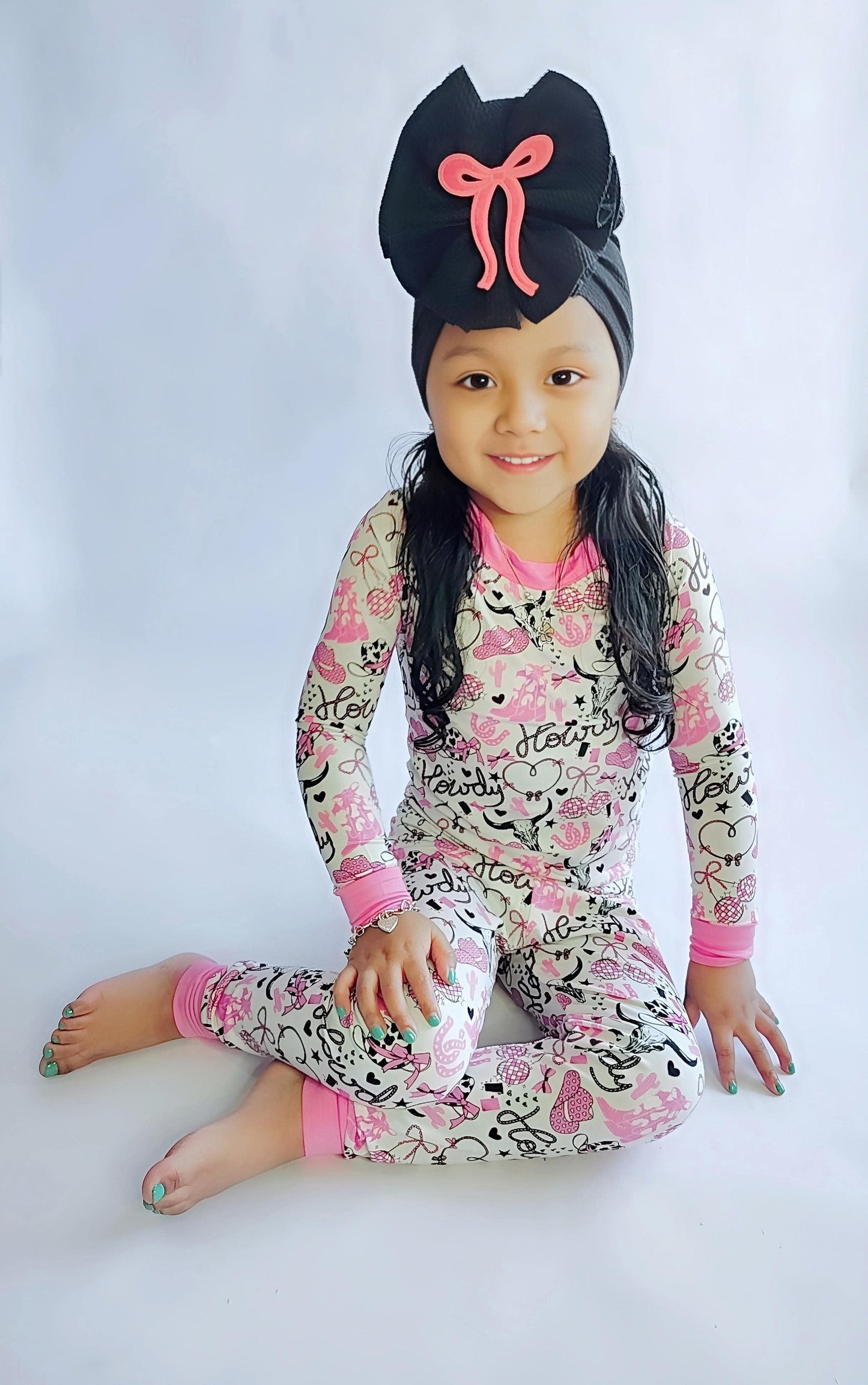 Pink Howdy Bamboo Set (FINAL SALE)