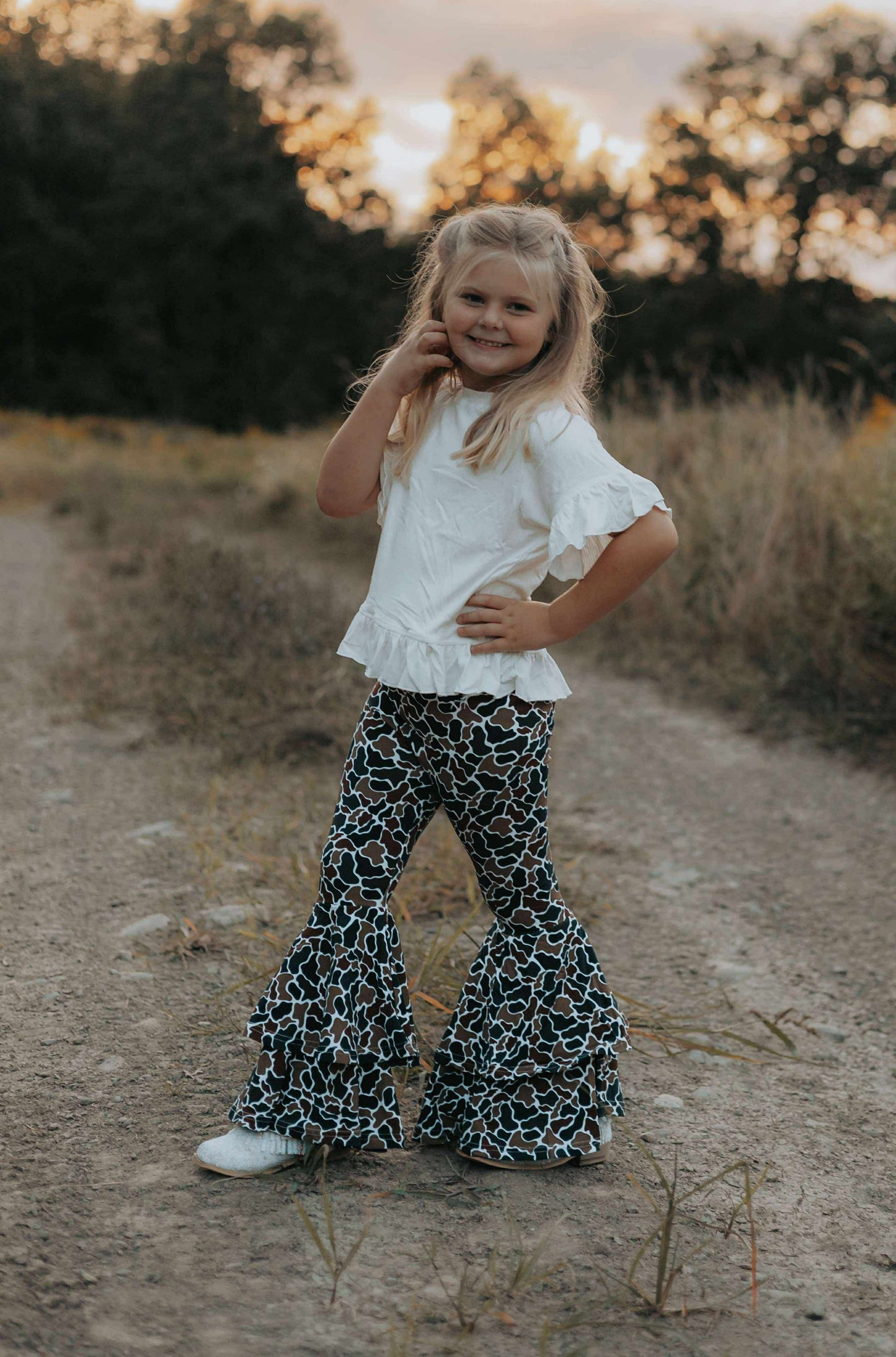 Camo Double Bell Bottoms