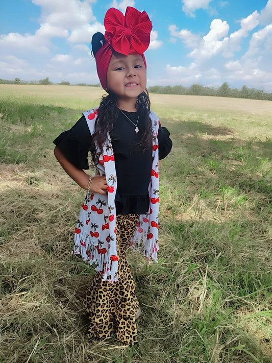 Cheetah Double Bell Bottoms