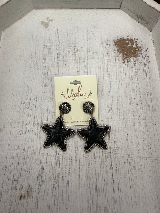 Western Star Earrings (5 colors)