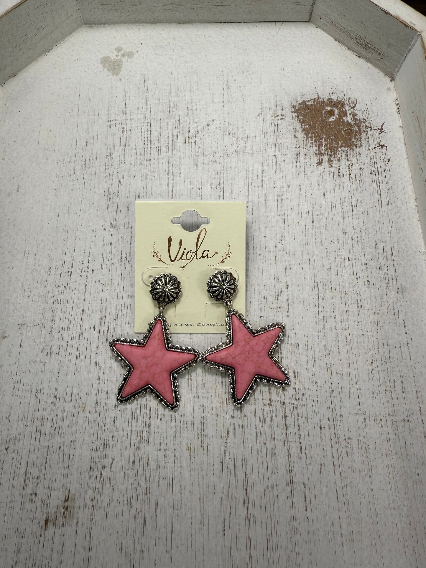 Western Star Earrings (5 colors)